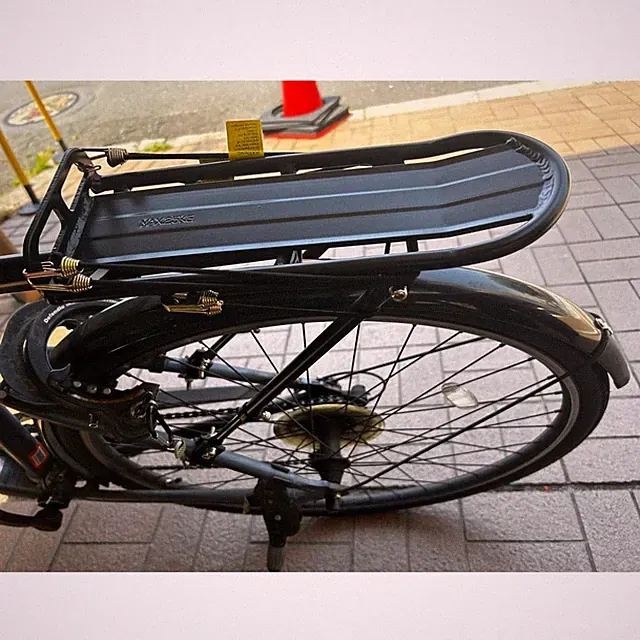 Adjustable Aluminum Bike Luggage Carrier - Rear Mount