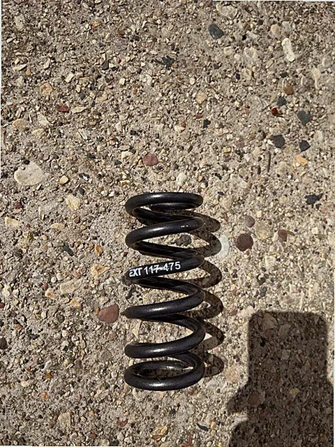 EXT super Light Steel Spring 475lb 117mm Length For 55mm Stroke Coil Spring