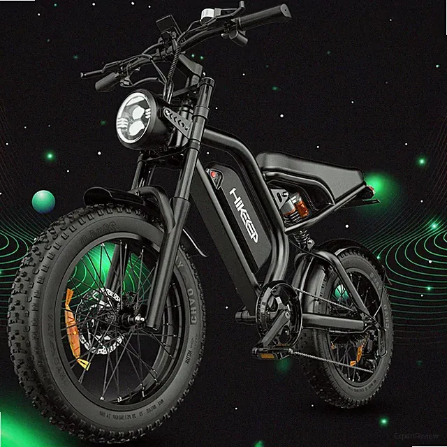 Hikeep 1000W Peak Electric Dirt Bike 20" Fat Tire Mountain ebike 48V 15AH Adults