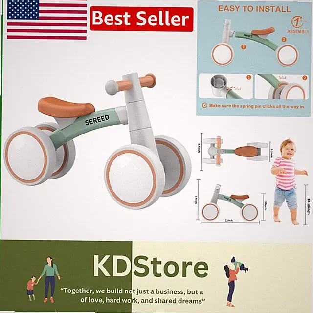 Lightweight Aluminum Toddler Balance Bike - Safe Riding for Little Adventurers