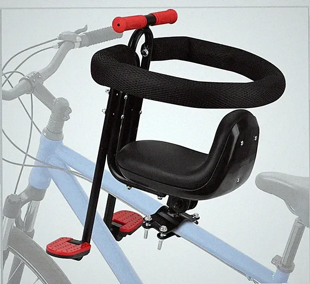 New Kids Bike Seat Front Child Bike Chair Carrier For Bicycle, Weight 55lb