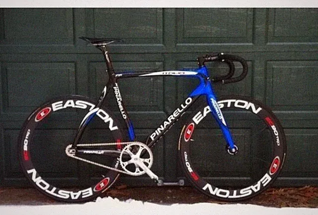 Pinarello Track Carbon Fiber Bike 56 Sm Compagnolo component.