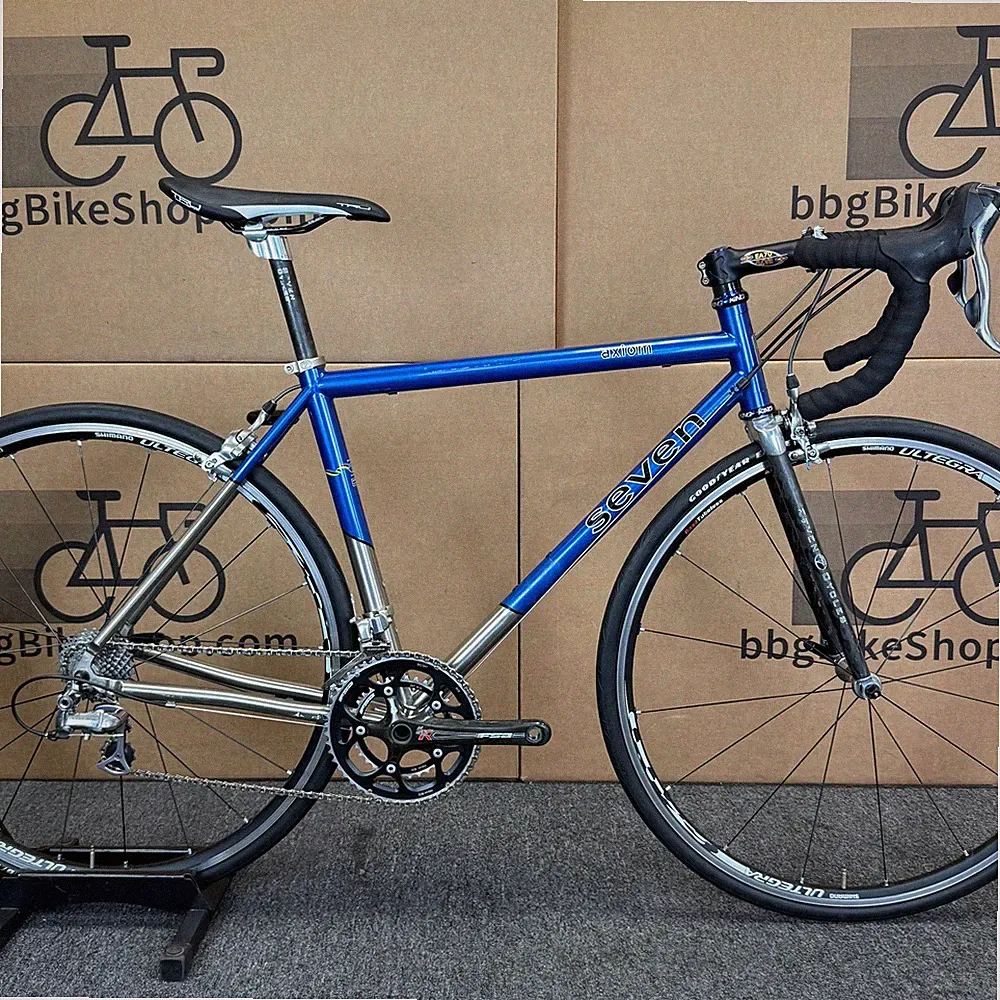 Used Seven Cycles Axiom Titanium Road Bike-2015, Shimano Dura-Ace, 55cm